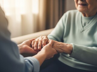 Fototapeta premium Elderly Caregiving image