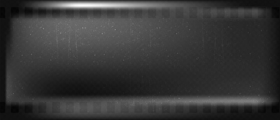 Old shabby grainy film overlay effect, Abstract dark bg cinema with noise and grainy texture, Vector illustration.