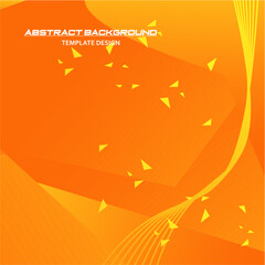 Vector Gradient Background With Abstract Style, Premium Template Design
