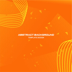 Vector Gradient Background With Abstract Style, Premium Template Design