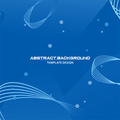 Vector Gradient Background With Abstract Style, Premium Template Design
