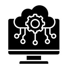 Edge Computing  Icon Element For Design	