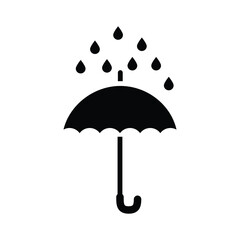 umbrella icon , template, flat, design, vector, illustrations, education, style, trendy, collections