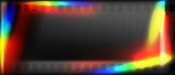 Old shabby grainy film overlay effect, Abstract dark bg cinema with noise and grainy texture, Vector illustration.