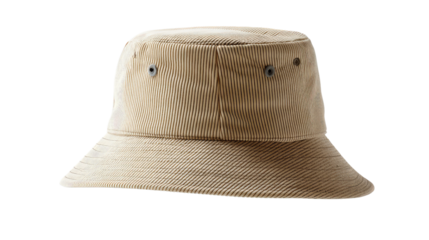 Classic Bucket Hat: A timeless bucket hat, meticulously crafted from durable fabric, showcases its iconic silhouette, perfect for adding a touch of vintage charm to any ensemble.