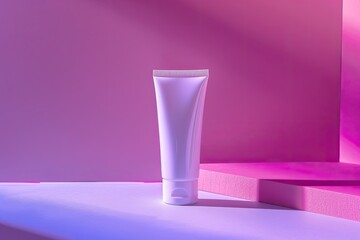 Ultra Hd Image of Photography of Blank Tube Cosmetic Package on a Background