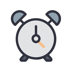 alarm clock isolated on white