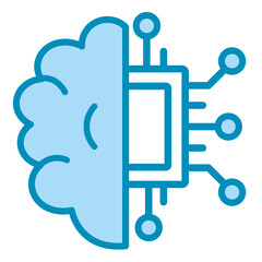 Machine Learning  Icon Element For Design	