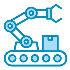 Industrial Automation  Icon Element For Design	