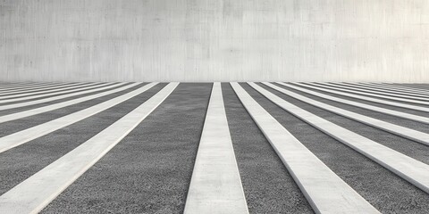Construction infrastructure highway progress concept. Abstract striped pattern on a textured surface.