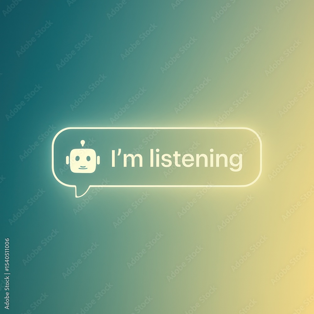 Poster a digital illustration showcases an animated robot with the phrase 