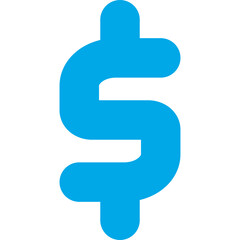 Dollar symbol single icon vector illustration