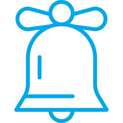 Bell single icon vector illustration