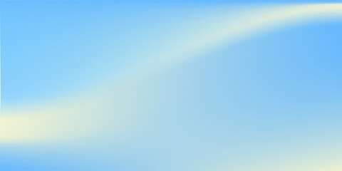 Sky blue and cream gradient mesh background.