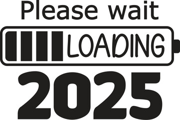 Loading 2025 New Year, New Beginnings, Progress Bar