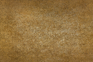 Vibrant golden cobblestone pattern with rich yellow tones. Warm, energetic texture suitable for decorative projects and eye-catching design elements