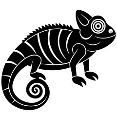 chameleon vector illustration