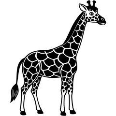 Naklejka premium giraffe vector illustration