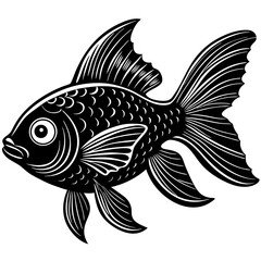 black and white fish