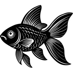black and white fish