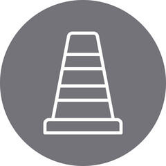 VLC single icon vector illustration