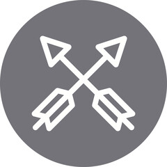 Arrows single icon vector illustration