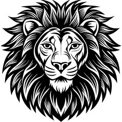 lion head vector