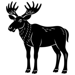 deer silhouette vector