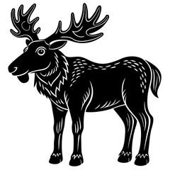 deer silhouette vector