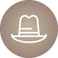 Hat single icon vector illustration