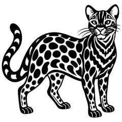 Fototapeta premium vector illustration of a cheetah
