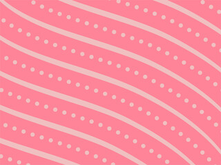 Naklejka premium Abstract Pink Background with Curved Wavy Line Patterns
