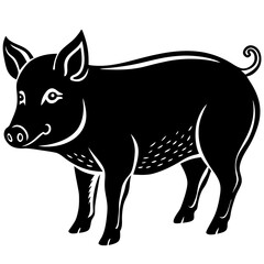 silhouette of a wolf