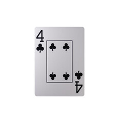 Full Deck: 52 Standard Playing Cards Photographed Individually and Isolated