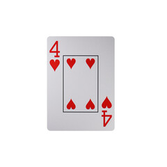 Full Deck: 52 Standard Playing Cards Photographed Individually and Isolated