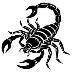 scorpion silhouette vector