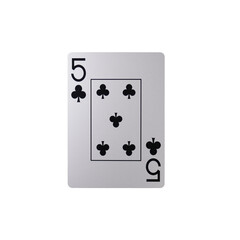 Full Deck: 52 Standard Playing Cards Photographed Individually and Isolated