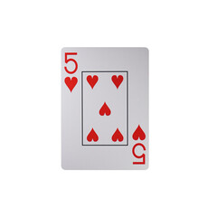 Full Deck: 52 Standard Playing Cards Photographed Individually and Isolated