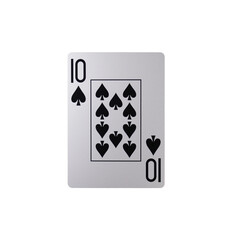 Full Deck: 52 Standard Playing Cards Photographed Individually and Isolated