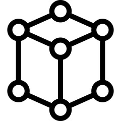 Bounding box single icon vector illustration