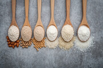Natural Food Products: Different Types of Flours and Pulses for Baking
