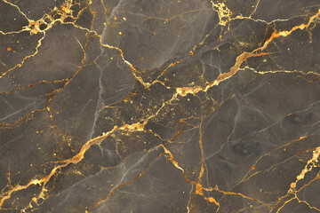 Luxurious texture of dark stone with golden inclusions
