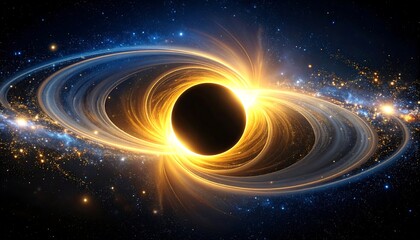 Binary Black Hole Accretion Disk.
