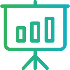 Stats single icon vector illustration