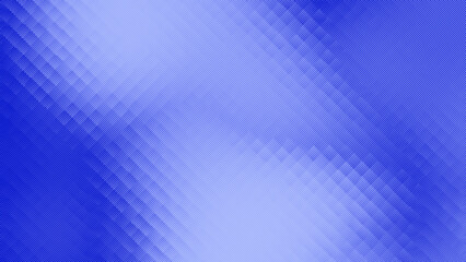Detailed Blue Halftone Triangle Pattern Over Light Blue Background Illusion of Depth and Gradient...