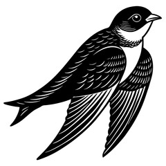 Obraz premium vector illustration of a bird