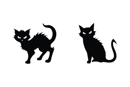 Vector Illustration Of A Cat Icon