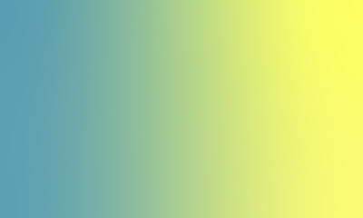 Smooth gradient background from blue to green to yellow, serene and calming effect