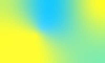 Vibrant gradient background with yellow, blue, and green hues creating a blurred effect