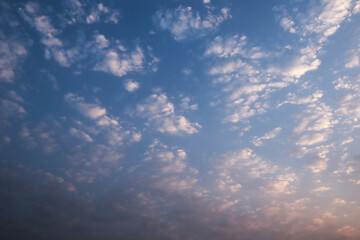 Evening sky for background and wallpaper.